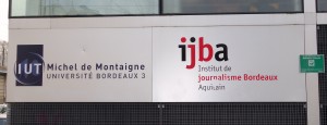 Une session de journalisme financier était animée par Gilles Pouzin à l'Institut de Journalisme Bordeaux Aquitaine (photo © GPouzin)