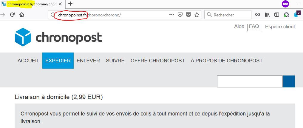 Gare aux faux Chronopost – Deontofi.com