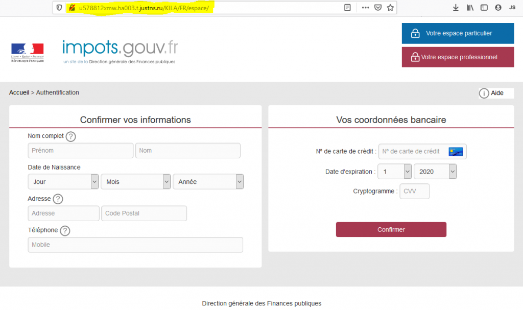 Usurpations Et Faux Sites Pour Extorquer Vos Codes Cb Et Coordonnees Bancaires Deontofi Com